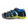 Keen Seacamp II CNX Children black brilliant blue detske outdoorove sandaly i do vody 5