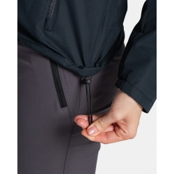 Kilpi Sonna-W cerna TL0104KIBLK damska vodeodolna vetruodolna bunda 5