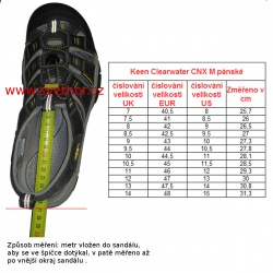 _Keen Clearwater CNX M raven tortoise shell panske nizkoprofilove outdoor sandaly zmereno