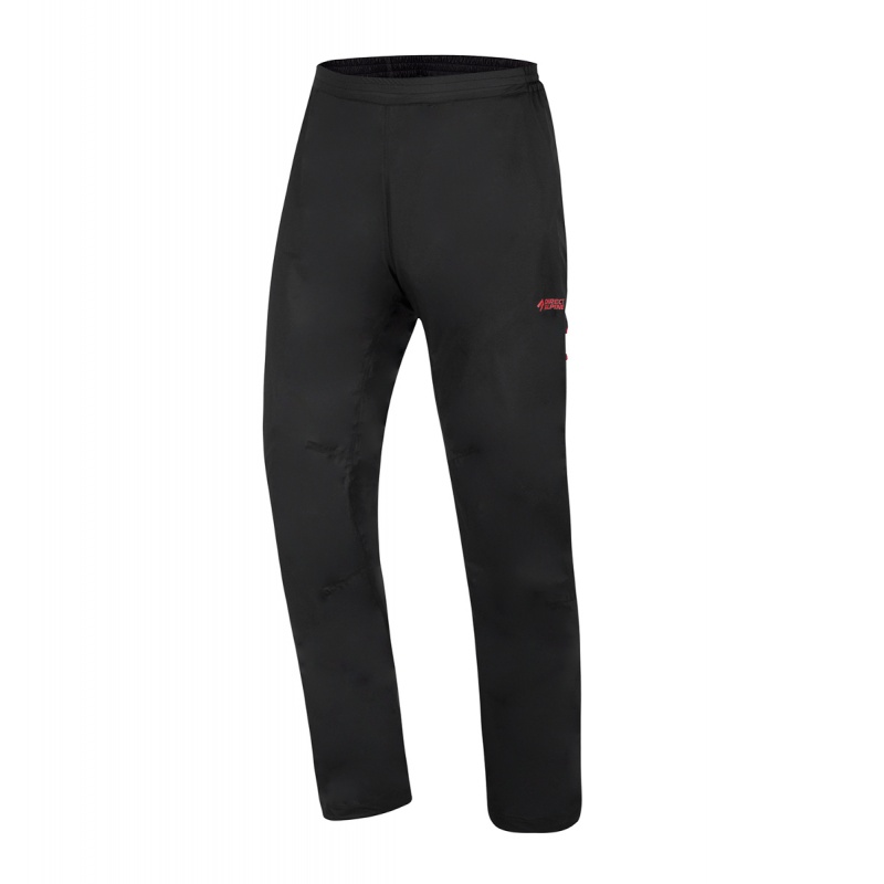 Direct Alpine Cyclone pants black panske damske lehke nepromokave sbalitelne kalhoty 