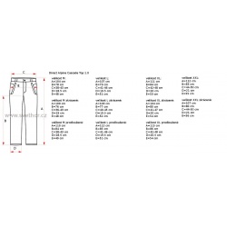 _Direct Alpine Cascade Top 1.0 anthracite mango panske celorocni odolne kalhoty zmereno