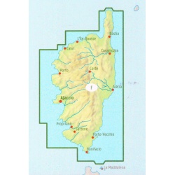 Freytag a Berndt Korsika 150 000 automapa Oblast