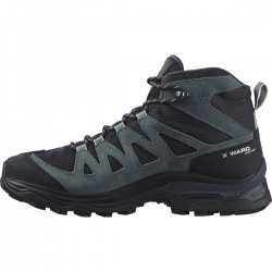 Salomon X Ward Leather Mid GTX W India ink 471820 damske vysi nepromokave trekove boty 2