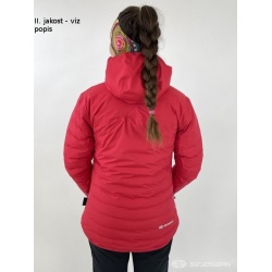 Sir Joseph Sarek Lady red II. jakost -lehka damska perova nepromokava zimni bunda 2