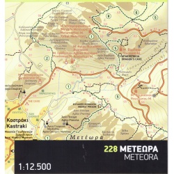 TERRAIN 228 Meteora 12 500 turisticka mapa 1
