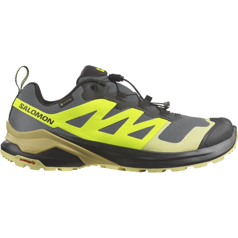 Salomon X-Adventure GTX pewter 473382 panske nizke nepromokave bezecke boty