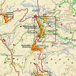 TERRAIN 503 Marathasa   Mt. Troodos 25 000 turisticka mapa oblasti na Kypru 1