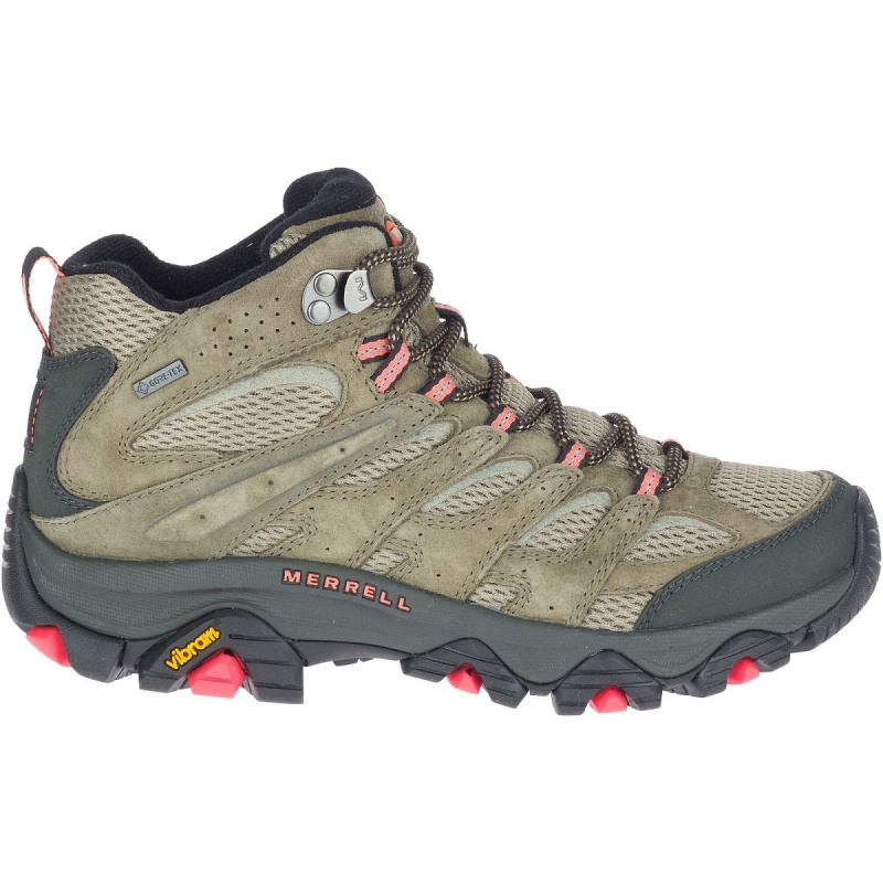 Merrell Moab 3 Mid GTX W olive J036310 damske vysi nepromokave trekove boty