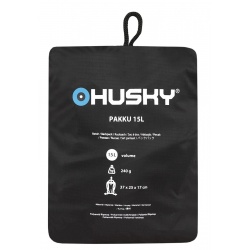 Husky Pakku 15l black sbalitelny turisticky i cyklo batoh 3