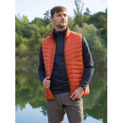 Husky Dresles M brick orange panska lehka perova vesta DWR 3