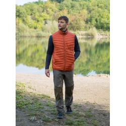 Husky Dresles M brick orange panska lehka perova vesta DWR 5