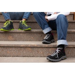 Garsport Rozes Low W nero magenta damske nizke prodysne kozene boty 2