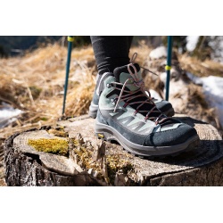 Garsport Giau Mid WP W oxyde salmon damske vysi nepromokave kozene boty 1