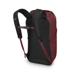 Osprey Farpoint Fairview Travel Daypack 15l mestsky batoh s kapsou na notebook zircon red3