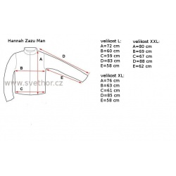 _Hannah Zazu Man winter mos panska zimni perova bunda  zmereno