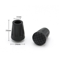 Gumovy ochranny kryt 11 mm 3 cm - trekove hole 1 kus rozmery