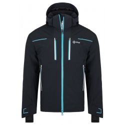 Kilpi Team Jacket-M cerna SM0105 panska nepromokava zimni lyzarska bunda