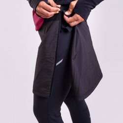 Progres Astrid cerna damska zateplena zimni sukne celorozepinaci rozsiritelna3