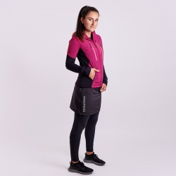 Progres Astrid cerna damska zateplena zimni sukne celorozepinaci rozsiritelna7