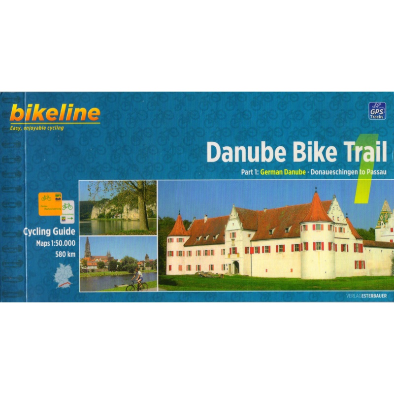 Bikeline Dunajska cyklostezka 1 Danube Bike Trail 50 000 cyklopruvodce