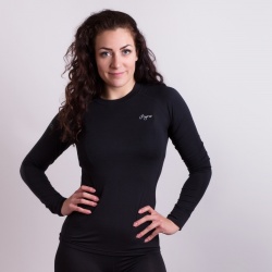Progres Eco E NDRZ cerna damske triko dlouhy rukav bambus 3