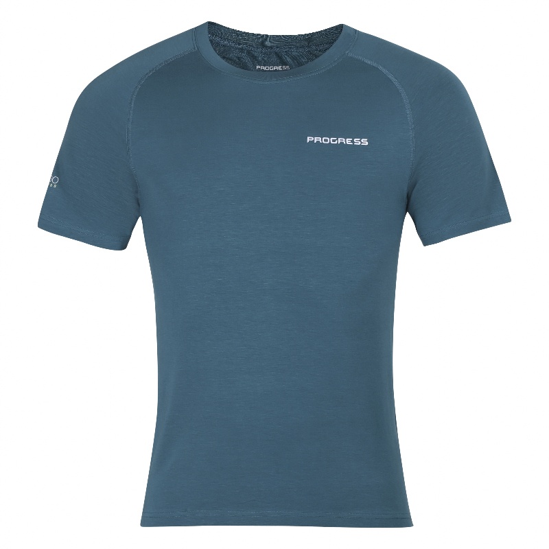 Progres Eco E NKR zelena panske triko kratky rukav bambus
