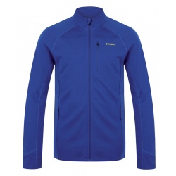 Husky Alou M modra panska funkcni sportovni mikina celorozepinaci Merino vlna 2