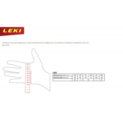 _Leki Snowfox 3D Women black damske vodeodolne lyzarske rukavice Trigger system zmereno