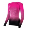 R2 ATF206A Musa pink black damske funkcni termo triko dlouhy rukav