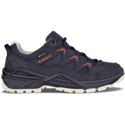 Lowa Sirkos Evo gtx Lo Woman navy redwood damske nizke nepromokave trekove boty
