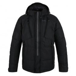 Husky Norel M black cerna panska zimni vodeodolna bunda i do mesta 4