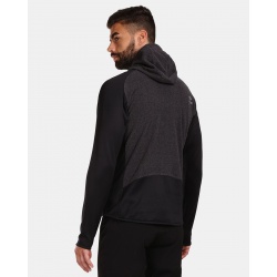 Kilpi Versam-M cerna UM0215KIBLK panska funkcni sportovni celorozepinaci mikina 2
