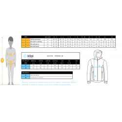 _Kilpi Ferden-JB modra UJ0101KIBLU detska juniorska nepromokava zimni bunda zmereno