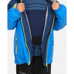 Kilpi Ferden-JB modra UJ0101KIBLU detska juniorska nepromokava zimni lyzarska bunda 5