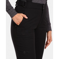 Kilpi Elare-W cerna UL0406KIBLK damske nepromokave zimni lyzarske kalhoty 2