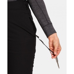 Kilpi Elare-W cerna UL0406KIBLK damske nepromokave zimni lyzarske kalhoty 3