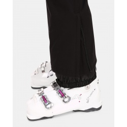 Kilpi Elare-W cerna UL0406KIBLK damske nepromokave zimni lyzarske kalhoty 4