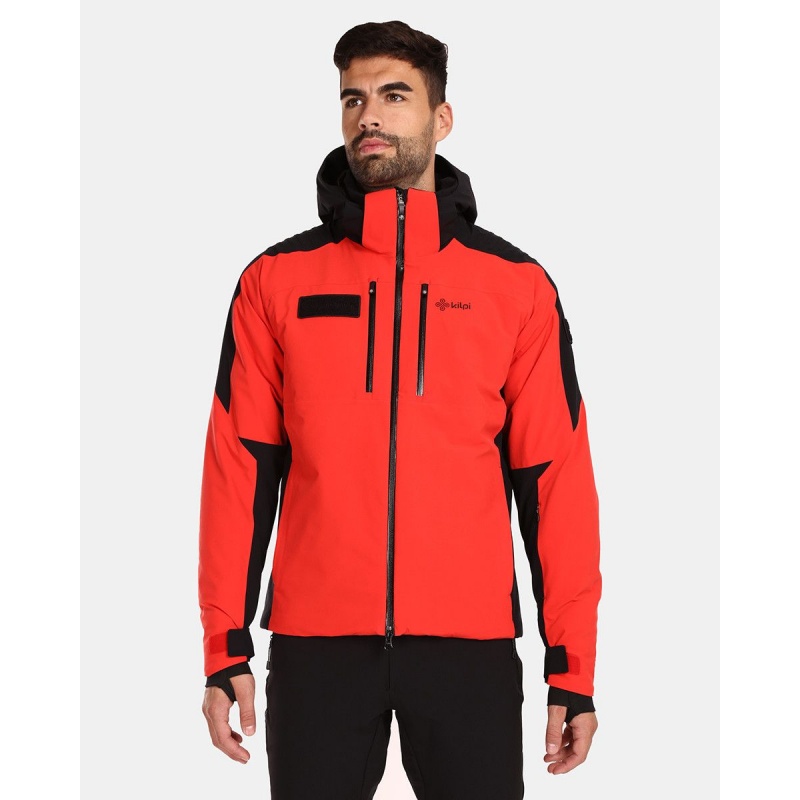 Kilpi Dexen-M cervena SM0150 panska nepromokava zimni lyzarska bunda