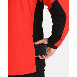Kilpi Dexen-M cervena SM0150 panska nepromokava zimni lyzarska bunda 5