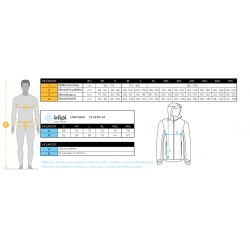 _Kilpi Tevery-M modra UM0116 panska vodeodolna zimni lyzarska bunda peri primaloft zmereno