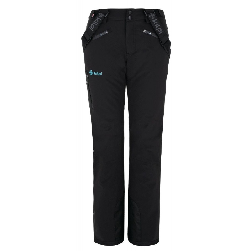 Kilpi Team Pants-W cerna NL0077 damske nepromokave zimni lyzarske kalhoty