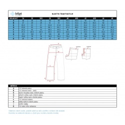 _Kilpi Team Pants-W cerna NL0077 damske nepromokave zimni lyzarske kalhoty zmereno