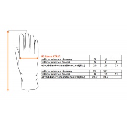 _R2 Storm ATR13C neonove zluta cerna unisex zimni softshellove rukavice vetruodolne zmeren