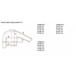 _Direct Alpine Alpha Jacket 4.0 anthracite brick panska izolacni vetruodolna bunda zmereno