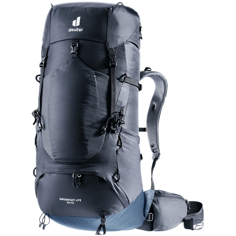 Deuter Aircontact Lite 50+10l turisticky odlehceny expedicni batoh black marine