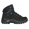 Lowa Renegade GTX Mid W Wide asphalt turquoise damske nepromokave kozene trekove boty 1