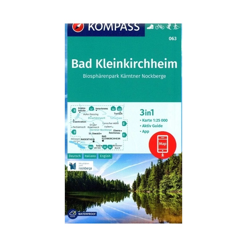 Kompas 063 Bad Kleinkirchheim 25 000 