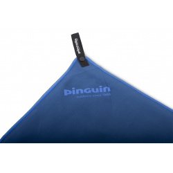 Pinguin Micro Towel XL - logo 75x150 cm multifunkcni rucnik blue modry