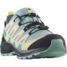 Salomon XA Pro V8 CSWP J 474348 tanager turquoise india ink detske nizke nepromokave boty