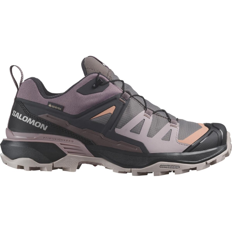 Salomon X Ultra 360 GTX W 474494 plum kitten phantom damske nizke nepromokave trekove boty